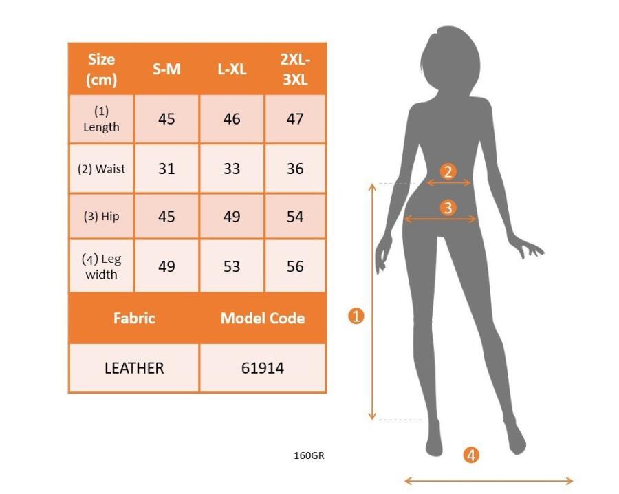 Kadın Yüksek Belli Yandan çivili Mini Deri Etek - 5