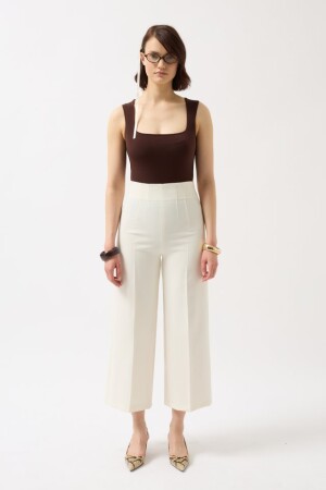 Kare Yaka Kalın Askılı Bodysuit - 2