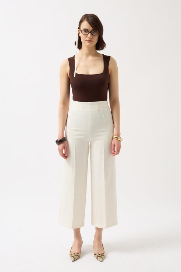 Kare Yaka Kalın Askılı Bodysuit - 2