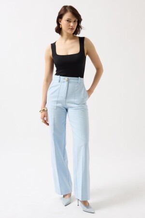 Kare Yaka Kalın Askılı Bodysuit - 2