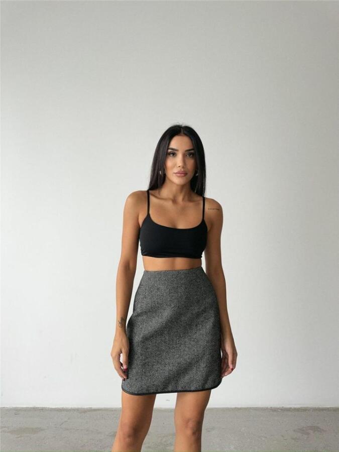 KAŞE KISA ETEK - Siyah - 1