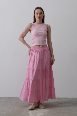 KAT KAT KETEN ETEK - Şeker Pembe - 2