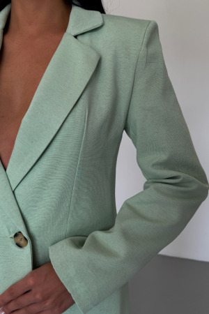 KETEN CEKET - PANTOLON TAKIM - Mint - 4