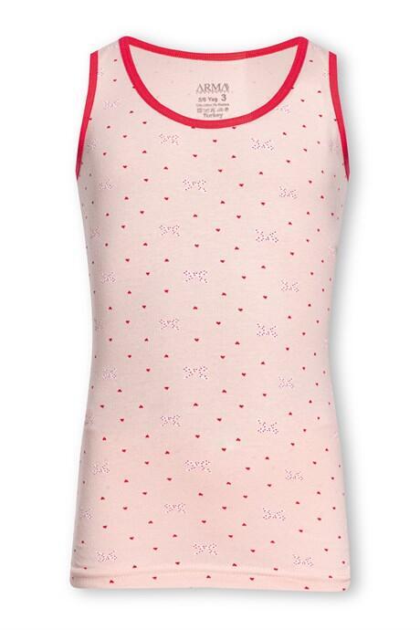 Kız Çocuk Likralı Kalın Askılı Atlet 3'lü Paket Renkli - 3