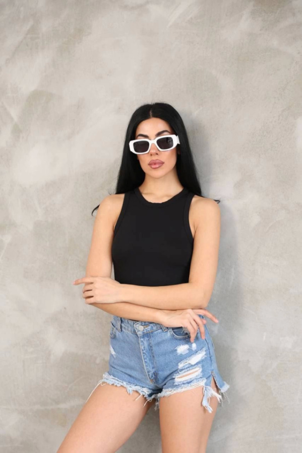 Kolsuz Badi Bluz - Siyah - 3