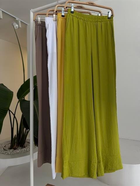 Kruvaze Model Klasik Pantolonlu Çupra Keten Takım 10191 - 9