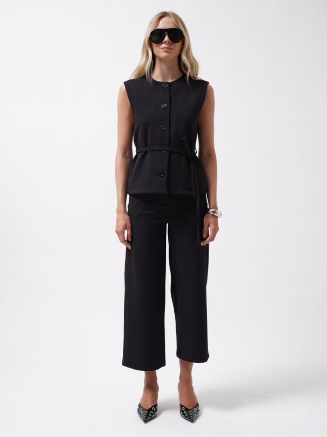 Kuşaklı Dokuma Yelek - 3