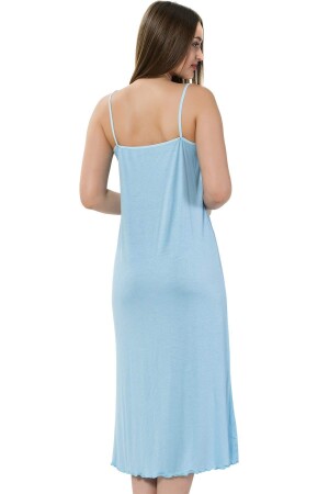 Women's Rope Strap Long Nightgown 914 - 2