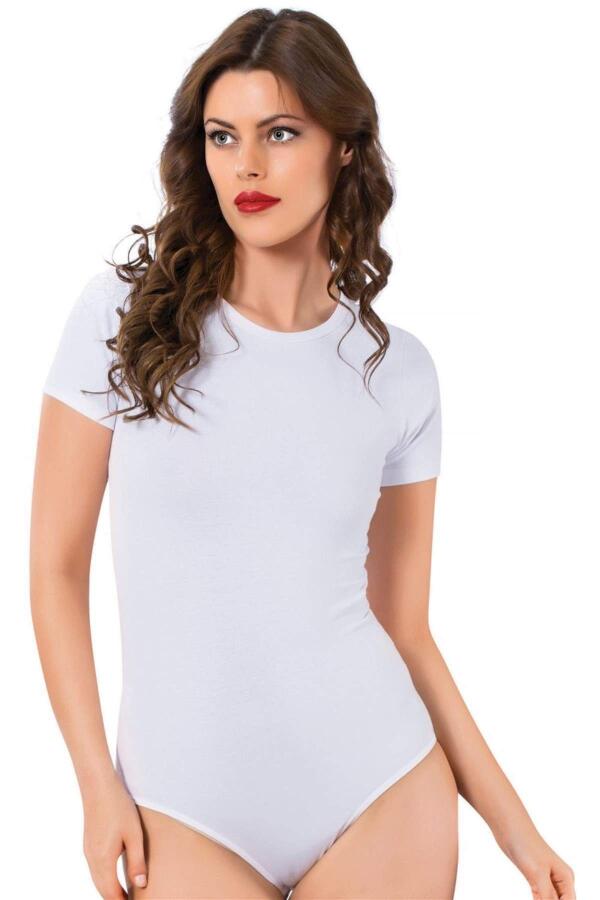 Women's Short Sleeve Snap Body 242 - 1