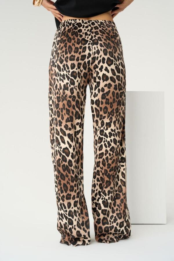 Lastikli Pantolon - Leopar - 4