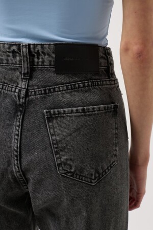 Lazer Kesim Wide Leg Jean - 4