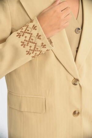 Leomie Nakışlı Blazer Ceket 6106 - 5