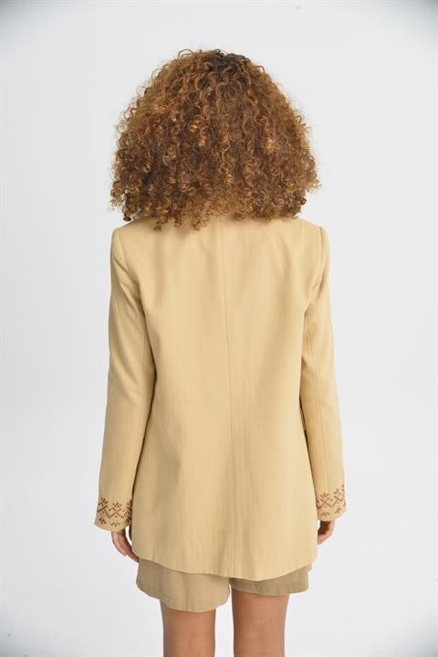 Leomie Nakışlı Blazer Ceket 6106 - 6