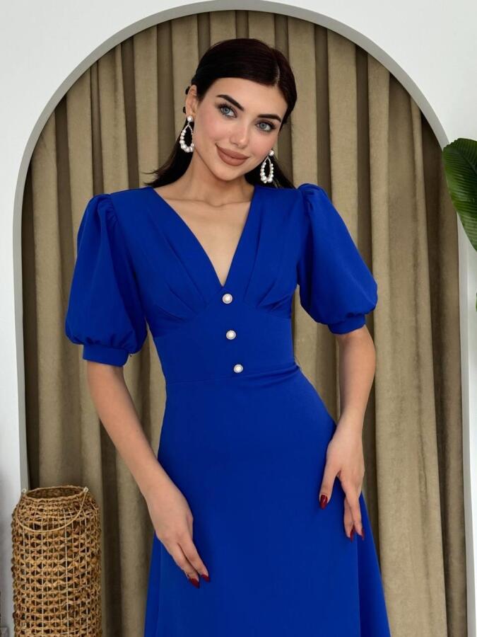 Linda Midi Elbise - 3
