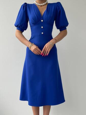 Linda Midi Elbise - 2