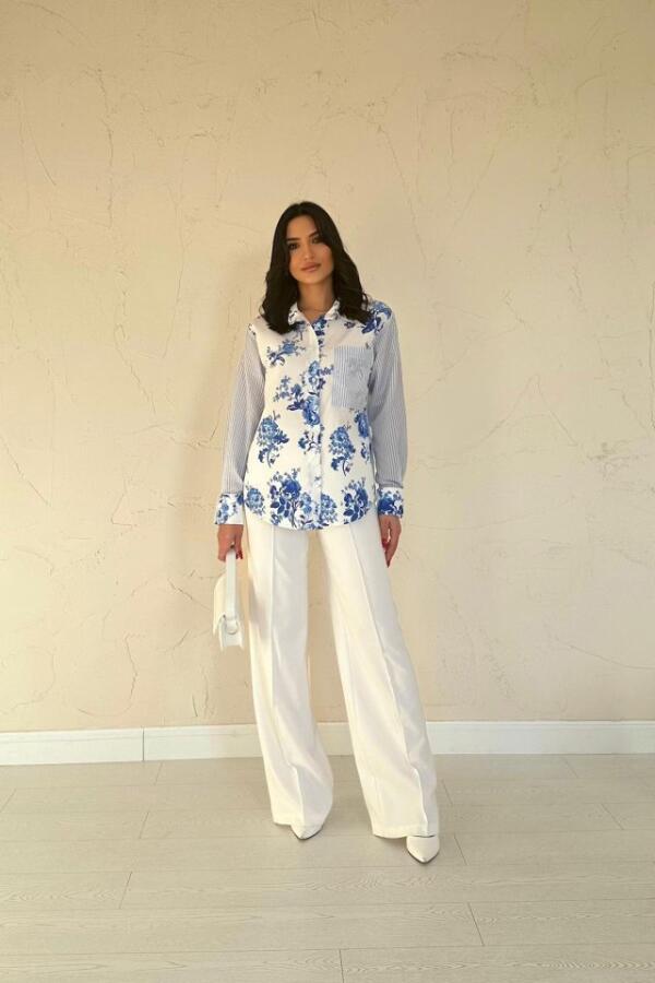 Mavi Garnili Gömlek - 2