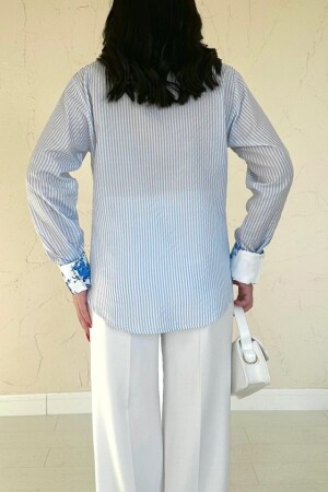 Mavi Garnili Gömlek - 4