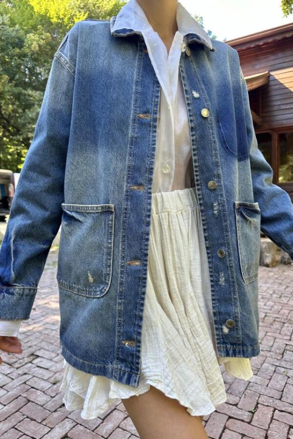 Mavi Vintage Kot Ceket - 3