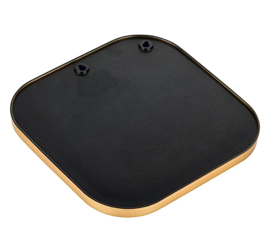 Kare Aynalı Gold 24x24 İkramlık Kahve ve Çay Sunum Tepsisi (Çok Amaçlı) - 5