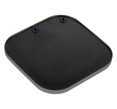 Kare Aynalı Gümüş 3'lü 24x24 İkramlık Kahve ve Çay Sunum Tepsisi (Çok Amaçlı) - 5