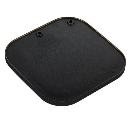 Kare Aynalı Siyah 24x24 İkramlık Kahve ve Çay Sunum Tepsisi (Çok Amaçlı) - 5