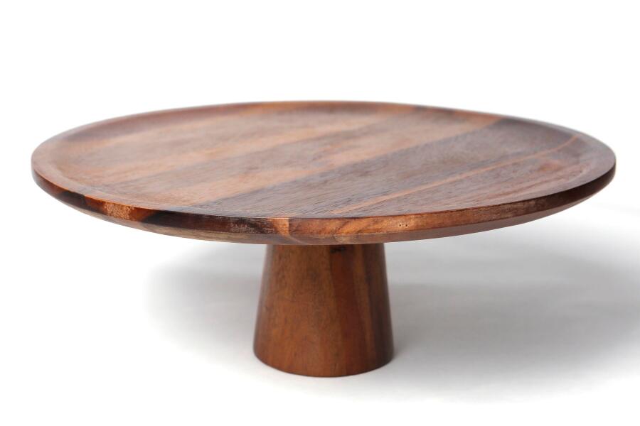 Natura Akasya Ayaklı Sunum Tabağı 36x13,5 cm - 3