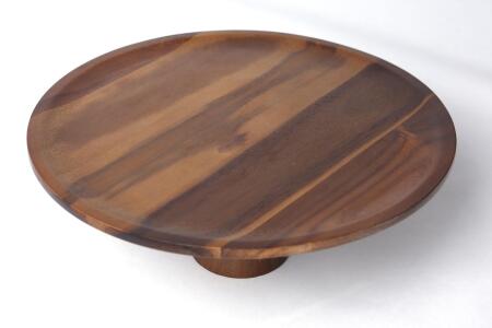 Natura Akasya Ayaklı Sunum Tabağı 36x13,5 cm - 4