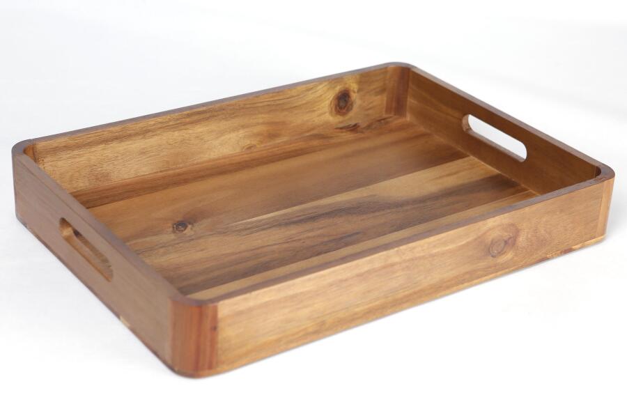 Natura Akasya Dikdörtgen Tepsi Büyük Boy - 1