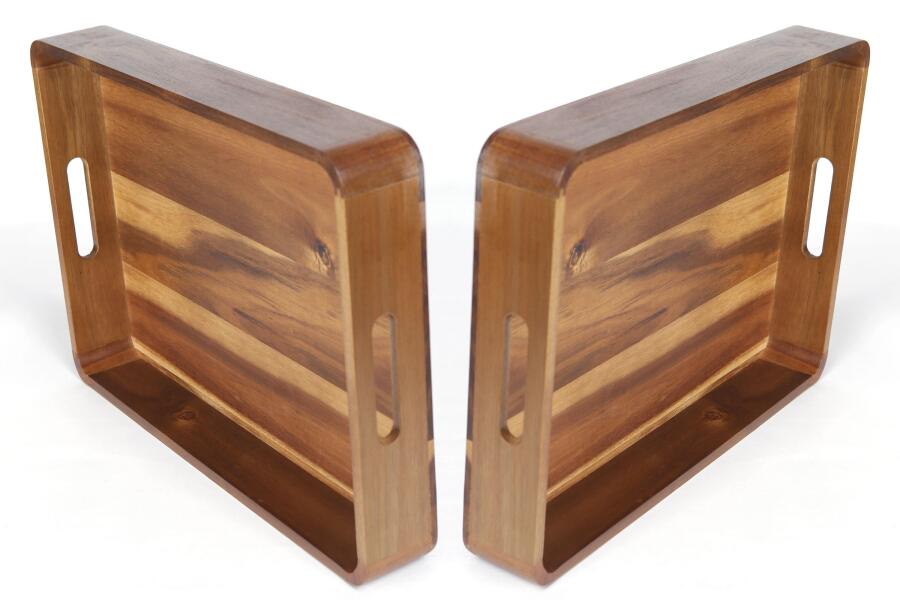 Natura Akasya Dikdörtgen Tepsi Büyük Boy - 4