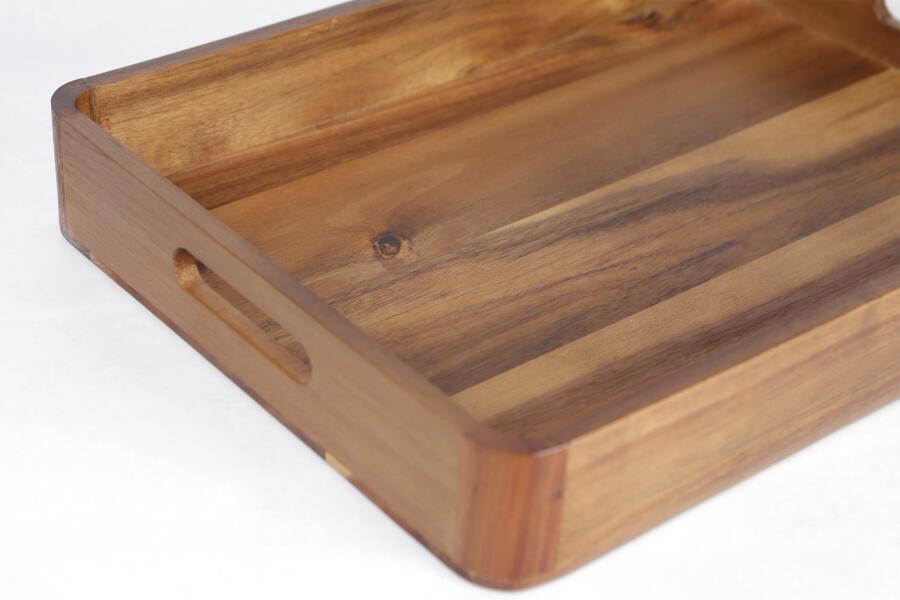 Natura Akasya Dikdörtgen Tepsi Büyük Boy - 5