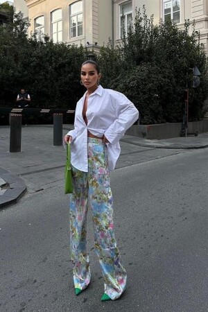 Mirian Sırt Dekolteli Gömlek 3228-08 - 1