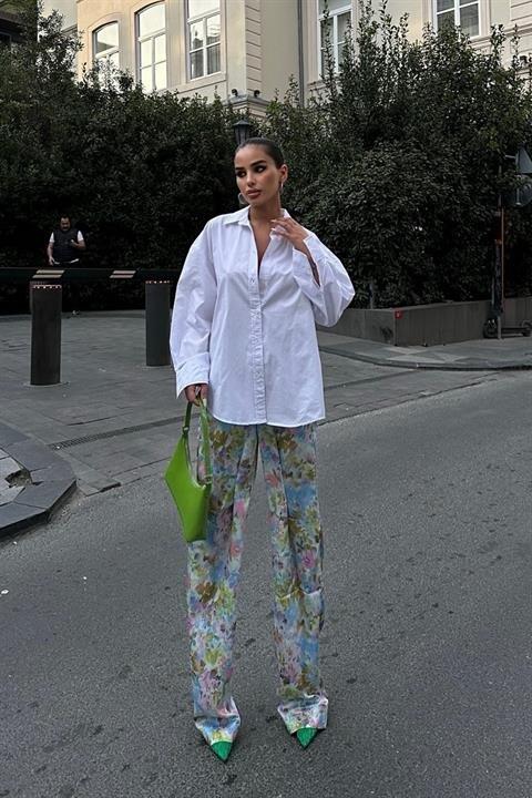 Mirian Sırt Dekolteli Gömlek 3228-08 - 2