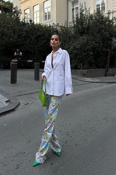Mirian Sırt Dekolteli Gömlek 3228-08 - 5