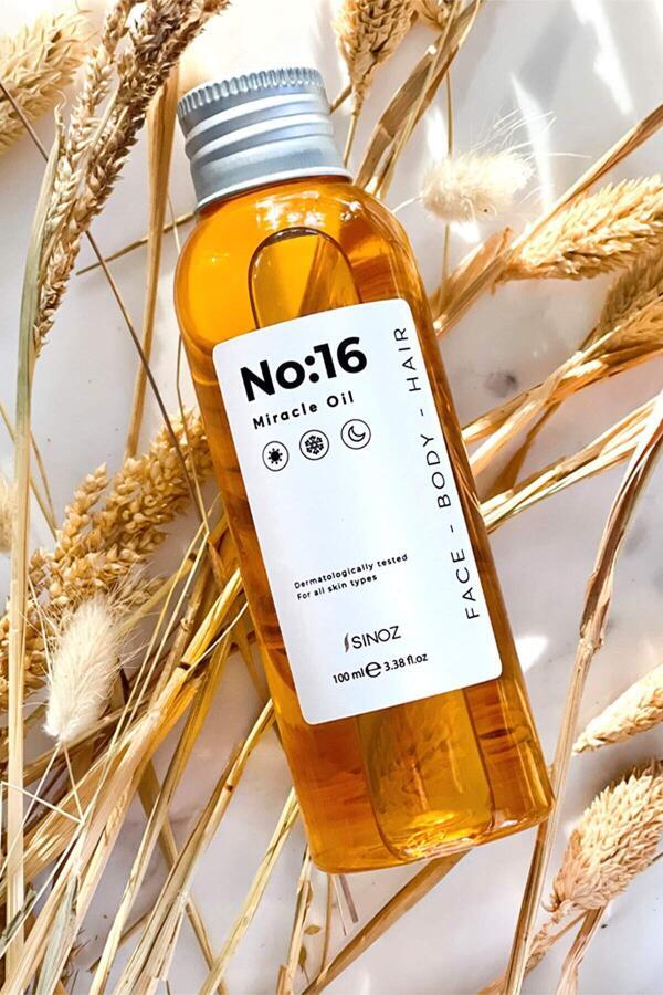 Sinoz No:16 Miracle Oil (Face - Body - Hair) - 8