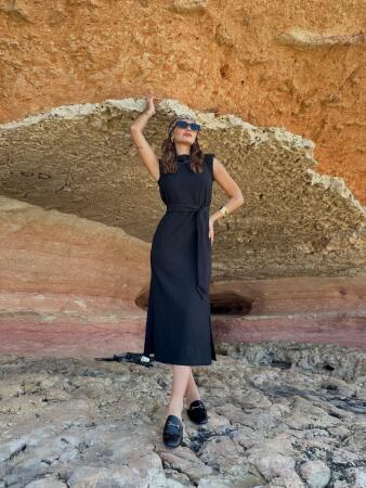 Pamela Kuşakli Vatkali Elbi̇se - 4