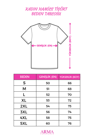 Pamuklu Kısa Kollu Hamile Tişört Renkli 3'lü Paket – Yumuşak ve Rahat Hamile Giyim - 6