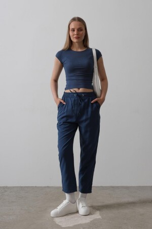 Pantolon - İndigo - 1