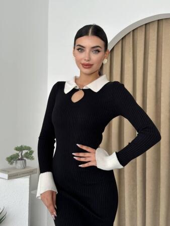 Plauen Triko Elbise - ANGELINO BuyukBedeniz