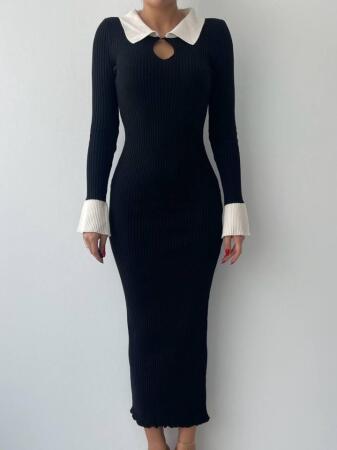 Plauen Triko Elbise - ANGELINO BuyukBedeniz (1)