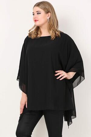 Plus Size Back Chiffon Evening Dress KL1900 - 1