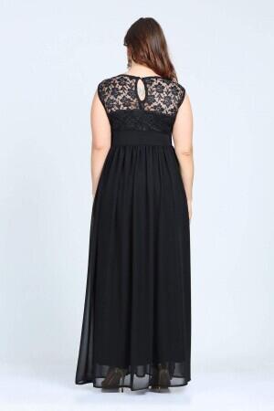 Plus Size Chiffon Sleeveless Long Evening Dress KL4009 - 4