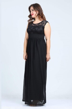 Plus Size Chiffon Sleeveless Long Evening Dress KL4009 - 1