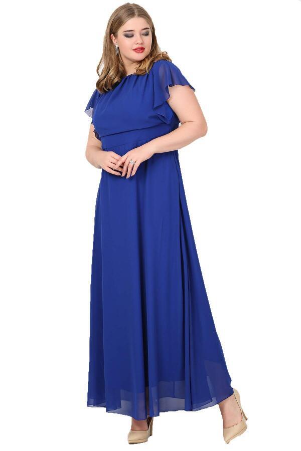 Plus Size Chiffon Long Evening Dress KL7881 - 2