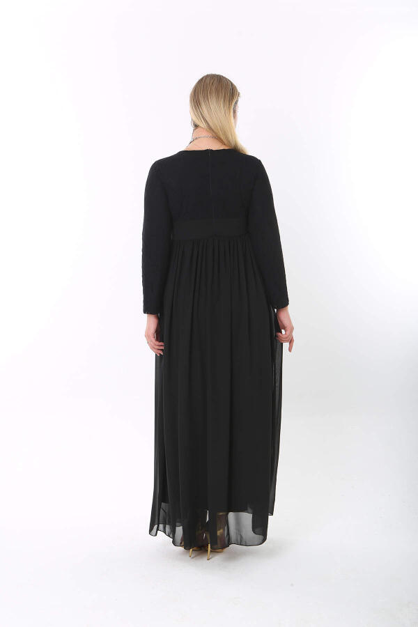 Plus Size Hijab Long Evening Dress KL4009T - 9