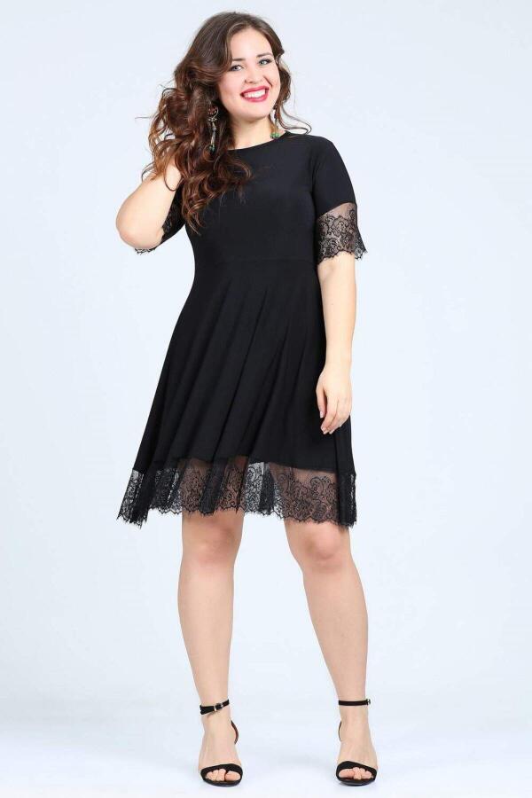Angelino Young Plus Size Lace Mini Dress kl2235 - 5