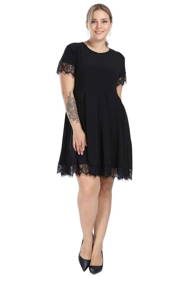 Angelino Young Plus Size Lace Mini Dress kl2235 - 1