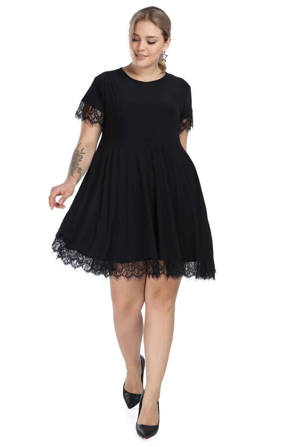 Angelino Young Plus Size Lace Mini Dress kl2235 - 2