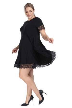 Angelino Young Plus Size Lace Mini Dress kl2235 - 4