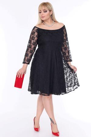 Large Size Collar Full Inner Elastic Evening Dress Graduation Dress PNR8400 - 2