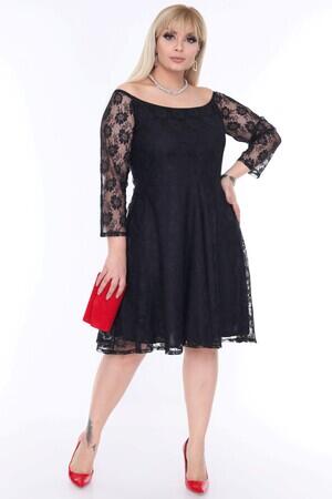 Large Size Collar Full Inner Elastic Evening Dress Graduation Dress PNR8400 - 4